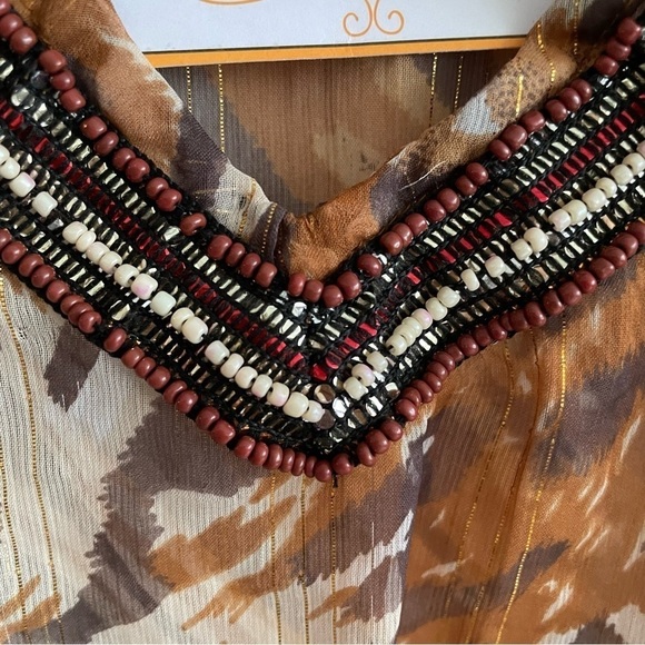 SOL & MER Swimwear Coverup Tunic Mini Dress
Animal Leopard Cheetah Print M/L - Picture 5 of 13